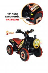 Uj Toys Müzikli Ve Led Işıklı Buddy Akülü Atv 6v-siyah thumbnail 2