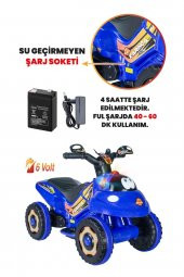 Uj Toys Müzikli Ve Led Işıklı Karınca Akülü Atv 6v-mavi - 3