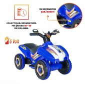 Uj Toys Led Işıklı Müzikli Akülü Atv Akülü Motor - 3