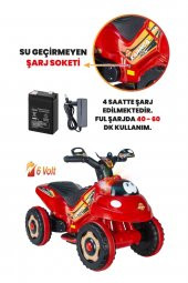 Uj Toys Müzikli Ve Led Işıklı Karınca Akülü Atv 6v-kırmızı - 3