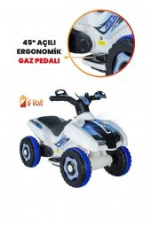 Pratikko Uj Toys Beyaz Akülü Atv 6v Ranger - 2