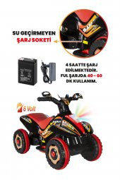 Uj Toys  Akülü Atv 6v Safari Siyah - 3