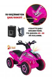 Uj Toys Müzikli Ve Led Işıklı Safari Akülü Atv 6v-pembe - 3