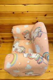 Unicorn Desenli Pudra Pembesi Çocuk Koltuğu - 2