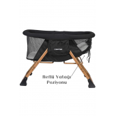 Maxi Taxi  Lulaby Alüminyum Bebek Beşiği Ve Anne Yanı Beşik Katlanır Sallanabilir - 9
