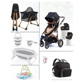 Maxi Taxi Bebek Arabalı Bebek Çeyiz Seti 10 Parça - 1