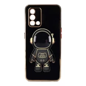 Gpack Oppo A74 4G Kılıf Kamera Korumalı Astronot Desenli Standlı Silikon - 1