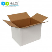 HAAY AMBALAJ 23x23x23cm Tek Oluklu Koli - Beyaz (5 ADET) - 3