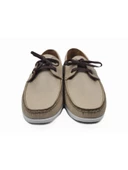 BEJ HAKİKİ DERİ ERKEK LOAFER AYAKKABI CHELSY - 5
