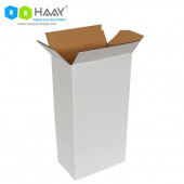 HAAY AMBALAJ 14x8x27cm Tek Oluklu Koli - Beyaz (5 ADET) - 2