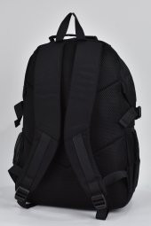 Elatae Unisex Çok Gözlü Günlük Seyahat Okul Sırt Çantası Siyah 51535 thumbnail 5