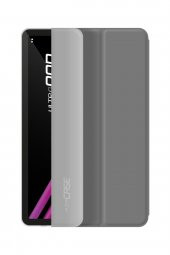 Vorcom UltraPad Gri Tablet Kılıfı Katlanabilir Standlı ve Kapaklı 360 Ön Arka Tam Koruma - 3