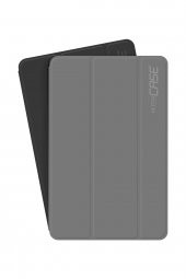 Vorcom UltraPad Gri Tablet Kılıfı Katlanabilir Standlı ve Kapaklı 360 Ön Arka Tam Koruma - 4