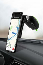 TT17 Araç İçi Oynar Başlıklı Mıknatıslı Vantuslu Telefon Tutucu - 4