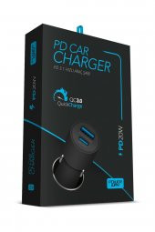 CC34 3.1A PD20W Hızlı Şarj Destekler Araç Şarj Aleti Çakmaklık - 1