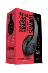 BTX107 Kulak Üstü Bluetooth Kulaklık Siyah iOS & Android Uyumlu AUX Girişli - 1