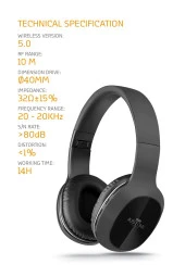 Justone Kulak Üstü Bluetooth Kulaklık iOS & Android Uyumlu Micro SD & AUX Girişli - 4