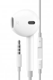 İPhone 3.5 mm Jack Girişli Mikrofonlu Kablolu Kulaklık Tüm Cihazlara Uyumlu Stereo EarVox - 2