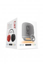 Powerway C4 Gümüş Taşınabilir Bluetooth Hoparlör Ses Bombası Yüksek Ses Gücü Sese Duyarlı Led Işık - 5