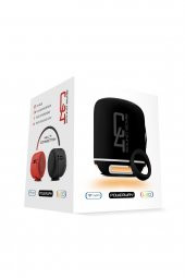 Powerway C4 Siyah Taşınabilir Bluetooth Hoparlör Ses Bombası Yüksek Ses Gücü Sese Duyarlı Led Işık - 5