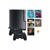 Sony Playstation 3 +Slim Kasa+ 500GB + 180 Oyun+ 2 Sıfır Joistick +1 Yıl Garanti - 3