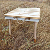 KATLANIR AHŞAP MASA, BAHÇE MASASI, PİKNİK MASASI, KAMP MASASI, BALIKÇI MASASI, PLAJ MASASI thumbnail 3