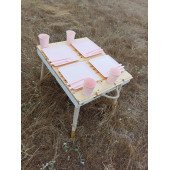 KATLANIR AHŞAP MASA, BAHÇE MASASI, PİKNİK MASASI, KAMP MASASI, BALIKÇI MASASI, PLAJ MASASI thumbnail 6