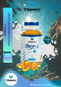 Omega 3 Balık Yağı 200 Yumuşak Kapsül - 2