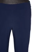 Eray Kadın Sandy Cepli Lastikli Astarsız Lacivert Pantolon - 2