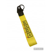 MOMO ITALY NAYLON KUMAŞ ANAHTARLIK (SARI-SİYAH) thumbnail 1