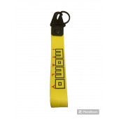 MOMO ITALY NAYLON KUMAŞ ANAHTARLIK (SARI-SİYAH) thumbnail 2