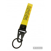 MOMO ITALY NAYLON KUMAŞ ANAHTARLIK (SARI-SİYAH) thumbnail 4