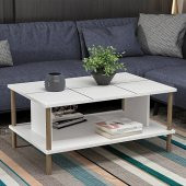 BMdekor Orta Sehpa Alone Beyaz thumbnail 2