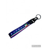 ITALIA YAZILI NAYLON KUMAŞ ANAHTARLIK (ITALIA BAYRAKLI) thumbnail 1