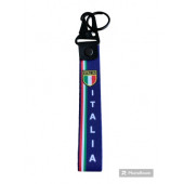 ITALIA YAZILI NAYLON KUMAŞ ANAHTARLIK (ITALIA BAYRAKLI) thumbnail 3