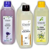 SİMAV Termal Sulu Kolonya Seti 3lü - 900 ml - 1