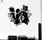 Dekorasyon Duvar Sticker Güzellik Salonu Dükkanı Güzel Kadın Kozmetik Spa Çıkartmaları Benzersiz Hediyelik - 1