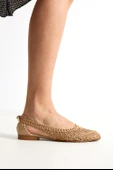 Papuç Sepeti Spr 710 Kadın Hasır Örme  Günlük Babet Ayakkabı thumbnail 12