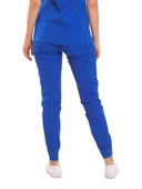 JANET- Kadın Likralı Royal Mavi Medikal Pantolon thumbnail 4