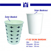 7 OZ KARTON BARDAK 1 KOLİ 3000 ADET - 1
