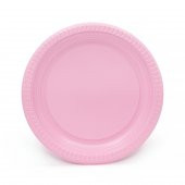 Roll-Up Kullan At Renkli Pembe Parti Davet Plastik Tabak - 22 Cm. - 25 Adetlik 5 Paket thumbnail 5