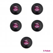 Roll-Up Kullan At Renkli Siyah Parti Davet Plastik Tabak - 22 Cm. - 25 Adetlik 5 Paket thumbnail 3