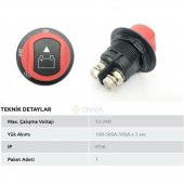 Enva Otomotiv Akü Devre Kesici Anahtarlı 12V- 24V Mini Model thumbnail 1