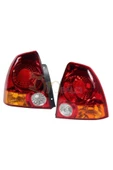 Enva Otomotiv HYUNDAİ ACCENT ADMİRA SAĞ + SOL ARKA FAR STOP LAMBASI TAKIM 2003-2005 - 1