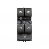 Enva Otomotiv SEAT LEON SOL ÖN DÖRTLÜ CAM AÇMA DÜĞMESİ 2014-2017 (KROMLU) thumbnail 1