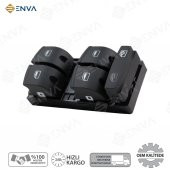 Enva AUDİ A3 SOL ÖN DÖRTLÜ CAM AÇMA DÜĞMESİ ANAHTARI 2004-2011 - 2