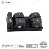 Enva AUDİ A3 SOL ÖN DÖRTLÜ CAM AÇMA DÜĞMESİ ANAHTARI 2004-2011 - 1