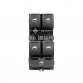 Enva Otomotiv VW GOLF 7 SOL ÖN DÖRTLÜ CAM AÇMA DÜĞMESİ ANAHTARI 2012-2018 (KROM) thumbnail 1