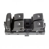 Enva Otomotiv VW GOLF 7 SOL ÖN DÖRTLÜ CAM AÇMA DÜĞMESİ ANAHTARI 2012-2018 (KROM) thumbnail 2