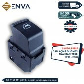 Enva SKODA FABİA CAM AÇMA KAPATMA DÜĞMESİ ANAHTARI TEKLİ 19982007 thumbnail 1